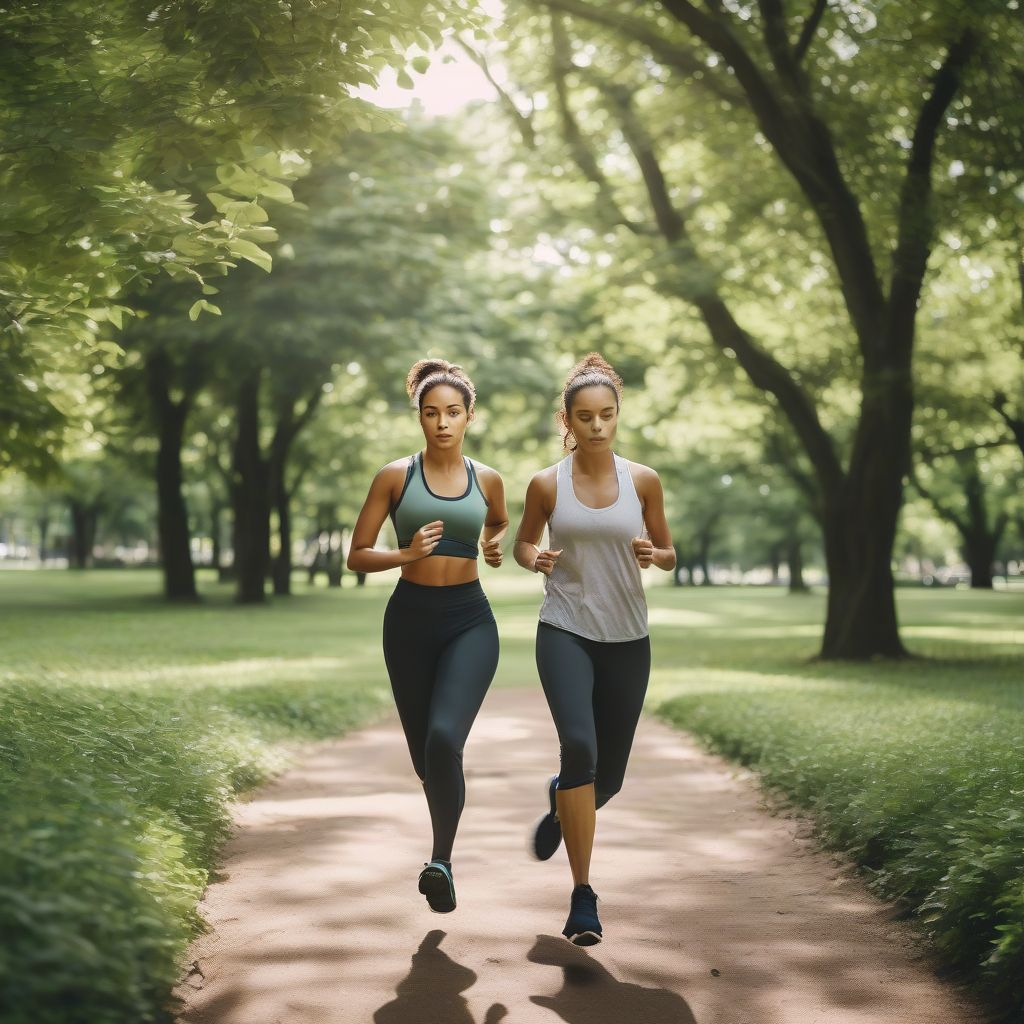 Woman Exercising